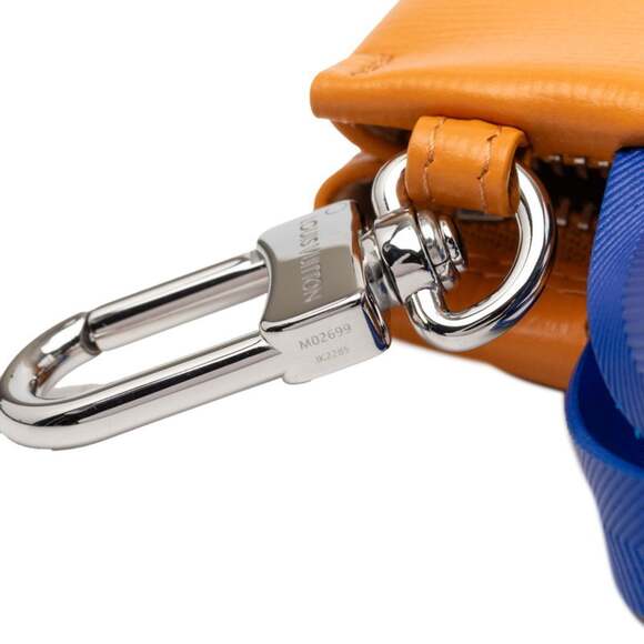 LOUIS VUITTON Orange Leather Bag Charm - Picture 6 of 7